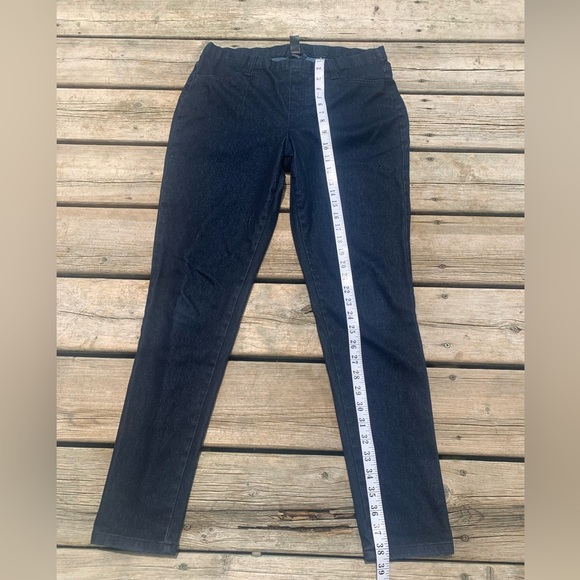 💙 George Dark Wash Denim Look Leggings - Size L/G - Picture 6 of 6